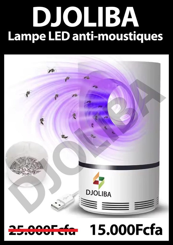 LAMPE LED DJOLIBA PIEGE A MOUSTIQUE
